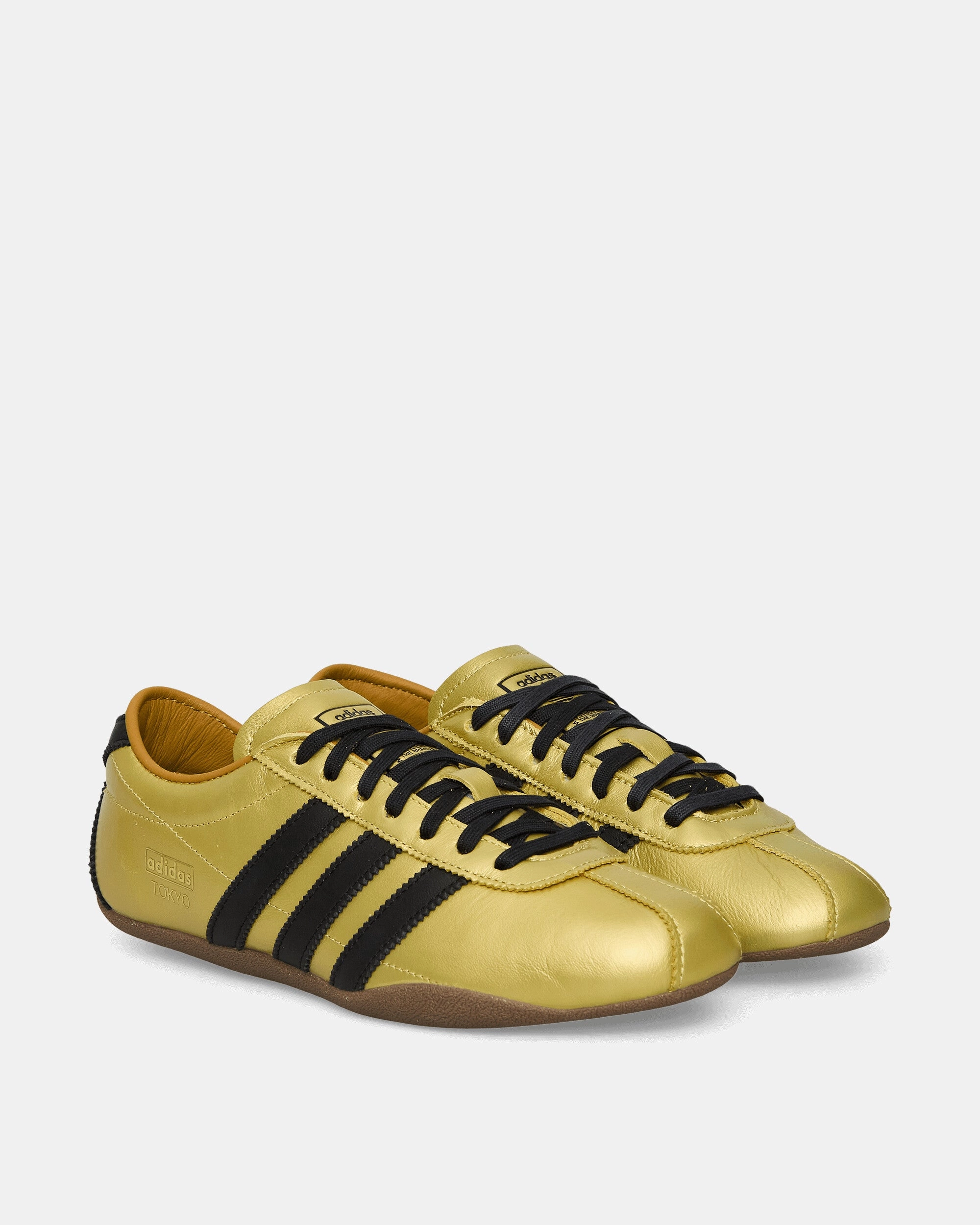 Women's Tokyo Sneakers Gold Metallic / Core Black Comfort Sneakers