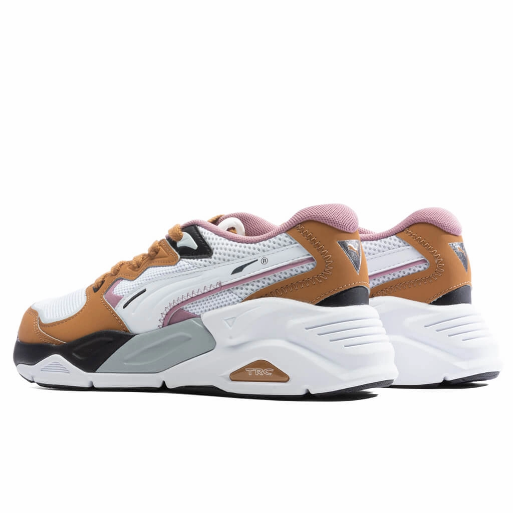 Women's TRC Mira Block - White Puma Suede Street Sneakers
