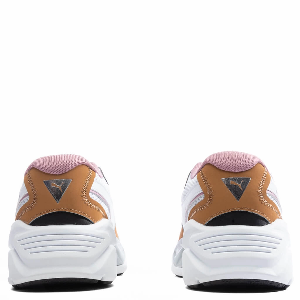 Women's TRC Mira Block - White Puma Suede Street Sneakers