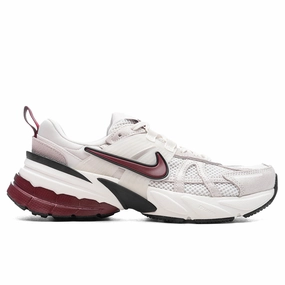 Women's V2K Run SE - White/Team Red/Black Nike fashion sneakers with bold branding