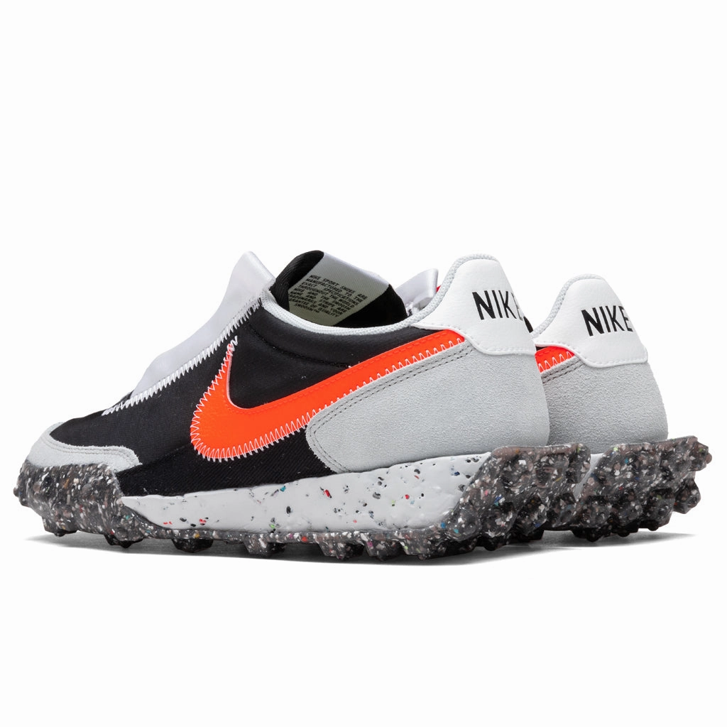 Women's Waffle Racer Crater - Summit White/Hyper Crimson Nike Foam Comfort Trainers