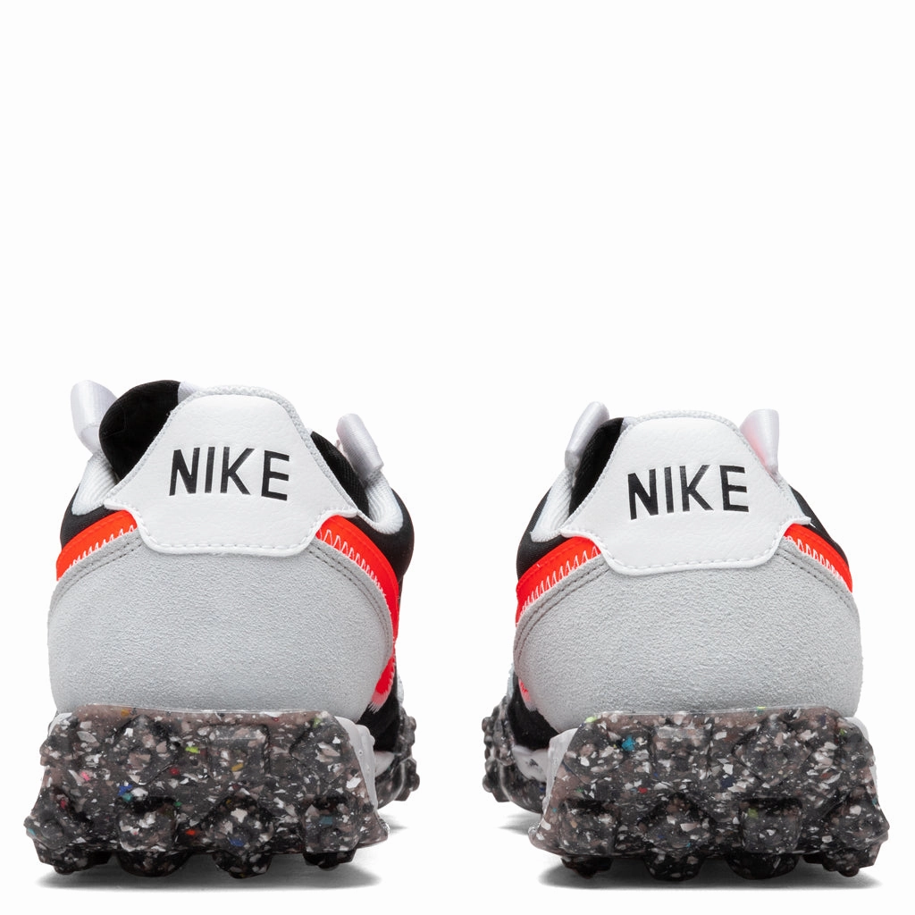 Women's Waffle Racer Crater - Summit White/Hyper Crimson Nike Foam Comfort Trainers