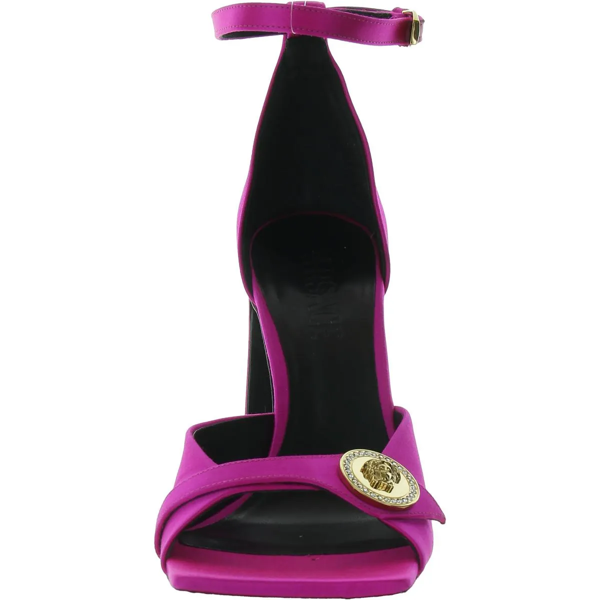 Womens Adjustable Square Toe Block Heel