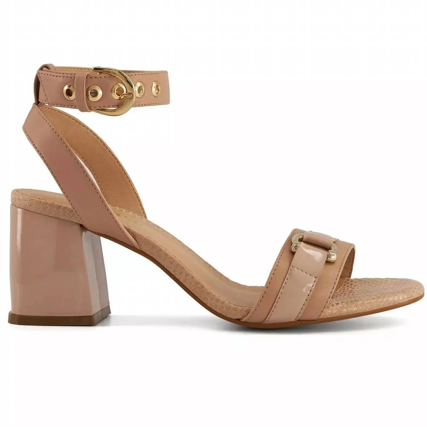 Women's Ankle Closure Sandals In Beige