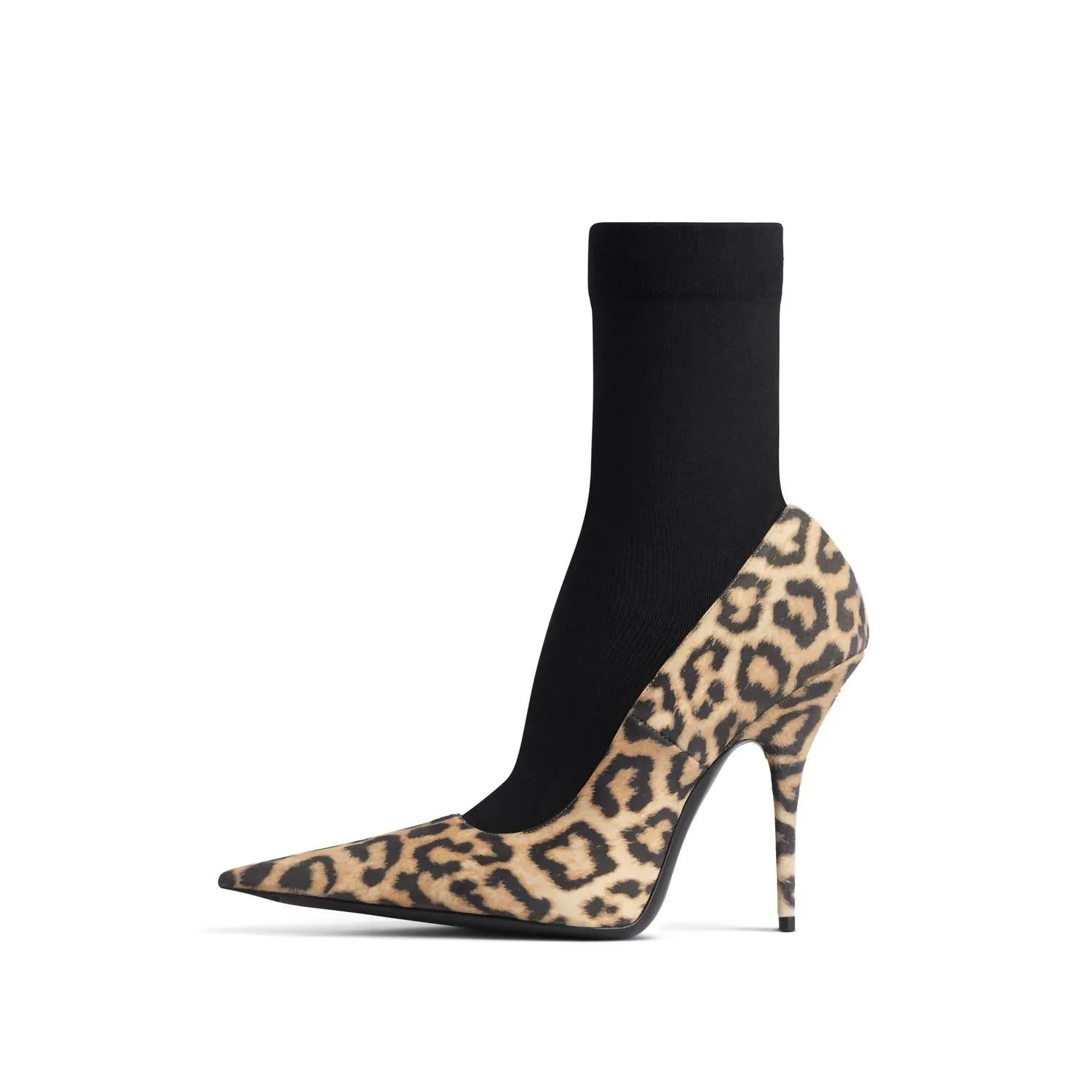 Women's Avenue Sock 110Mm Pump In Leopard/ Black