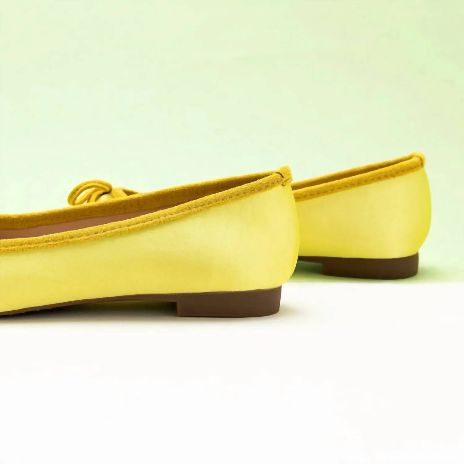 Women's Ballet Flats Shoes In Yellow