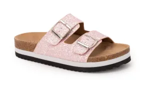 Women's Beach Babe Glitter Sandals In Pink