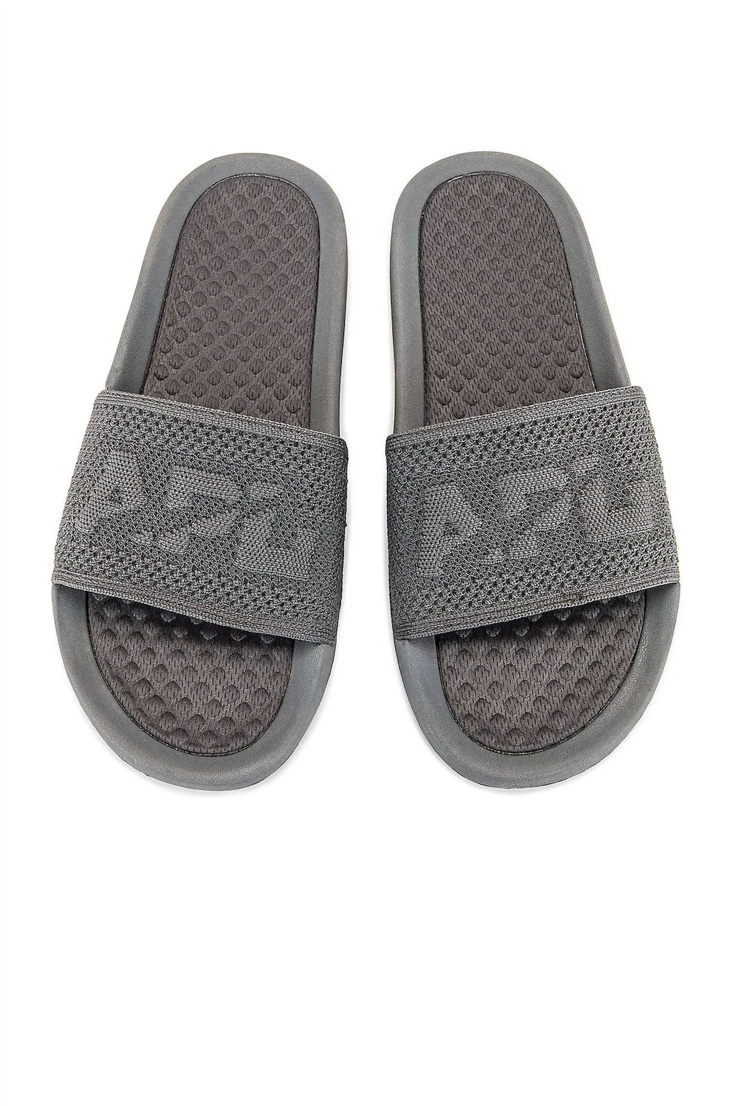 Women's Big Logo Techloom Slide In Cosmic Grey