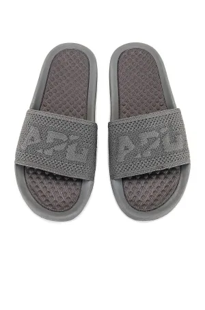 Women's Big Logo Techloom Slide In Cosmic Grey