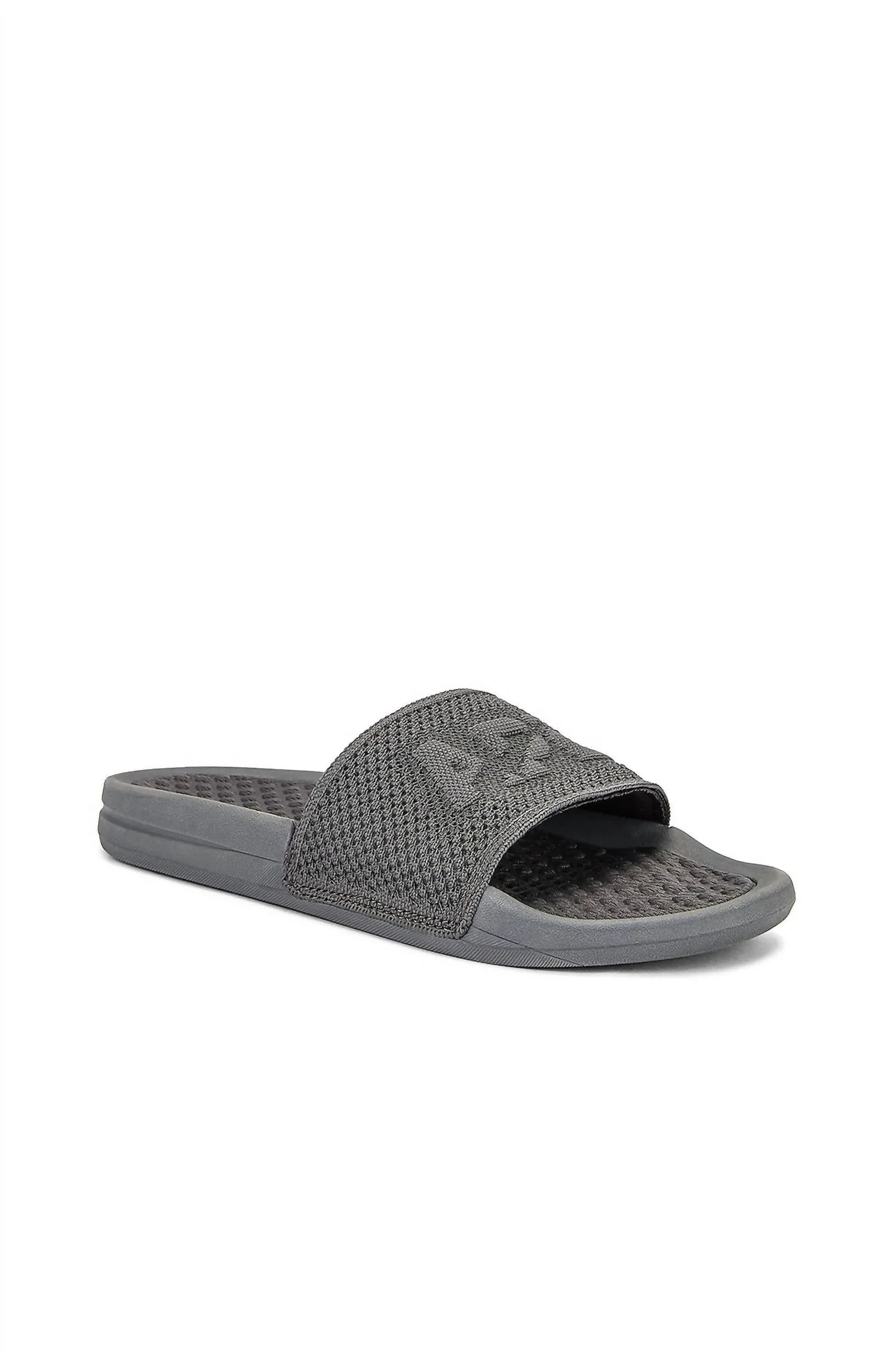 Women's Big Logo Techloom Slide In Cosmic Grey