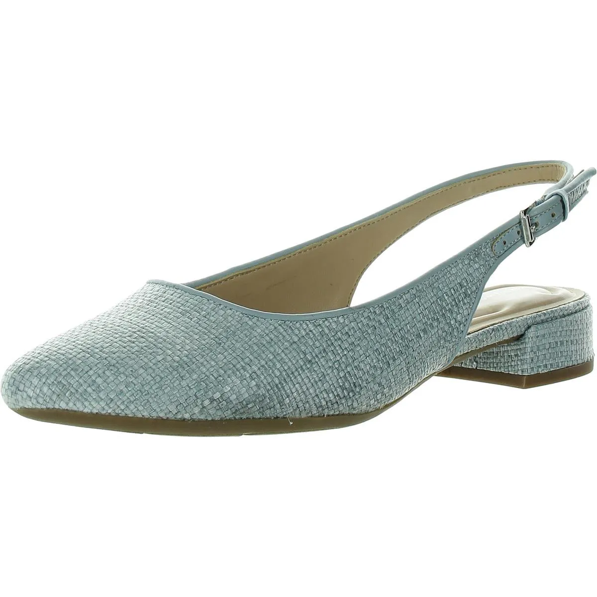 Womens Block heel Slip On Slingbacks