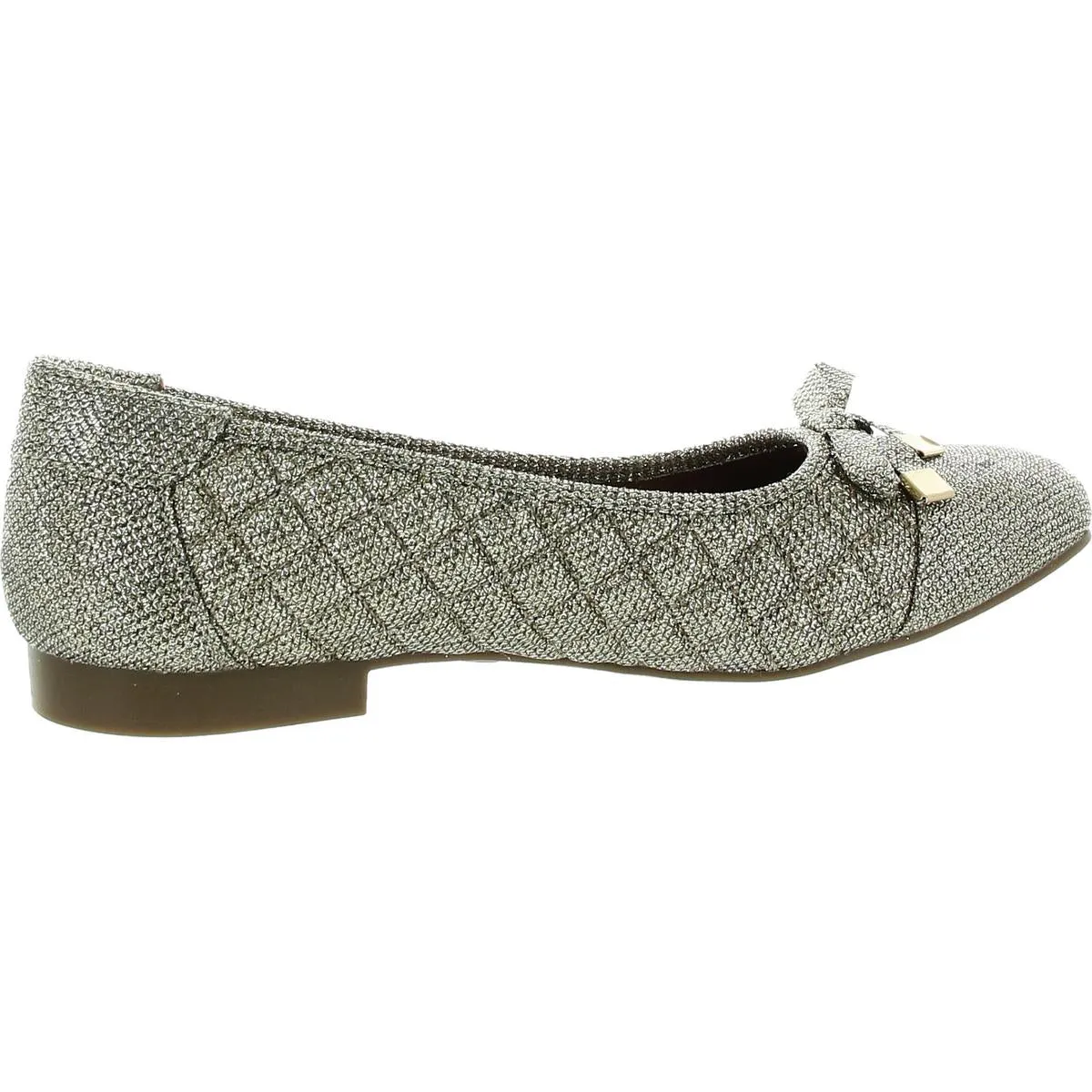 Womens Bow Manmade Flat Shoes