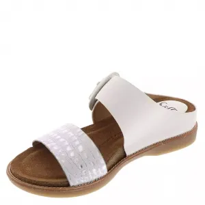 Women's Braye Sandal In White Silver