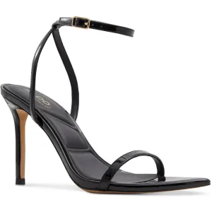 Womens Buckle Manmade Ankle Strap
