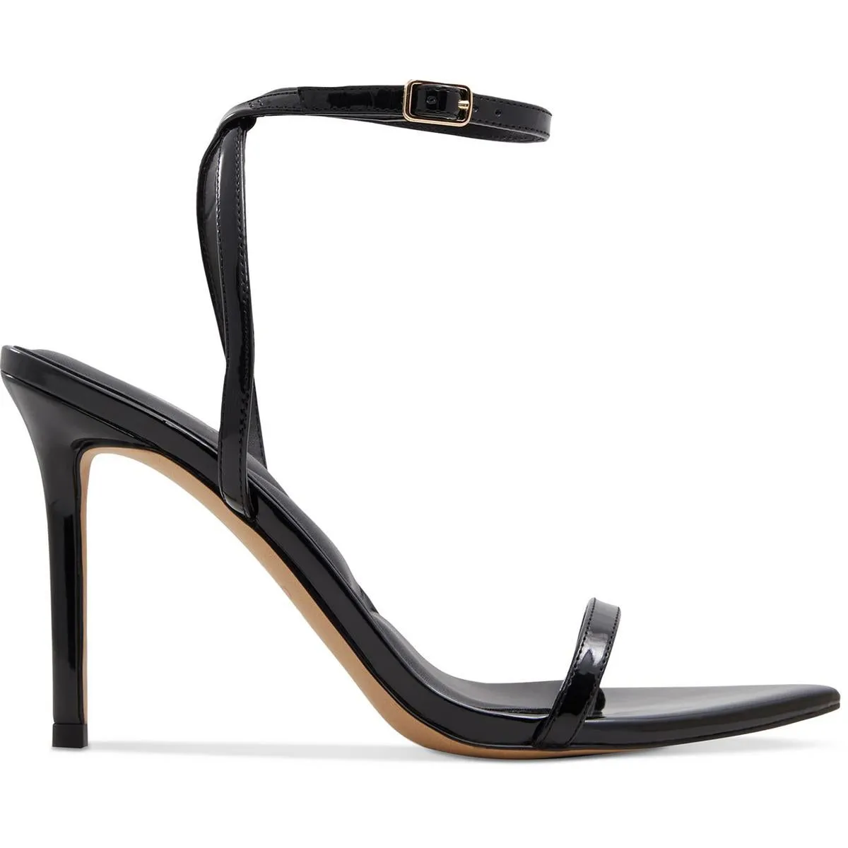 Womens Buckle Manmade Ankle Strap