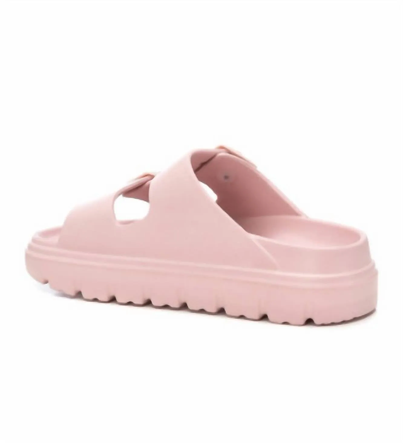 Women's Buckle Strap Sandal In Nude