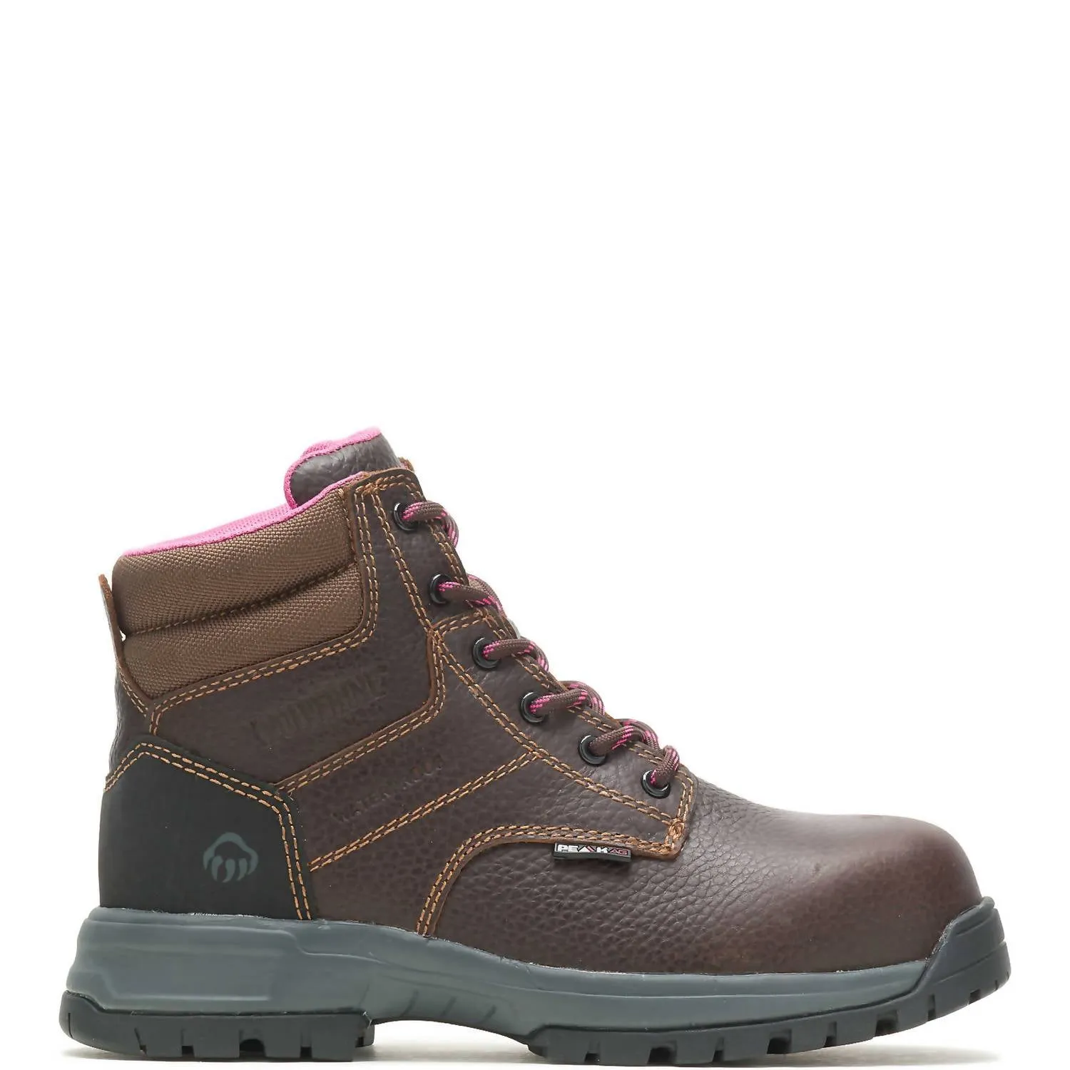 Women's Comp-Toe Piper Waterproof Work Boot In Brown