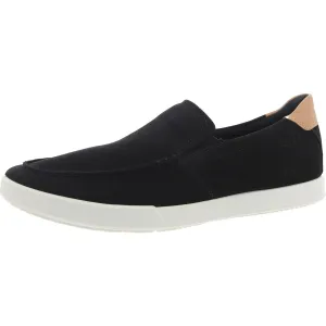 Womens Cushioned Footbed Leather Loafers