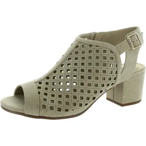 Womens Cut-Out Man Made Heels