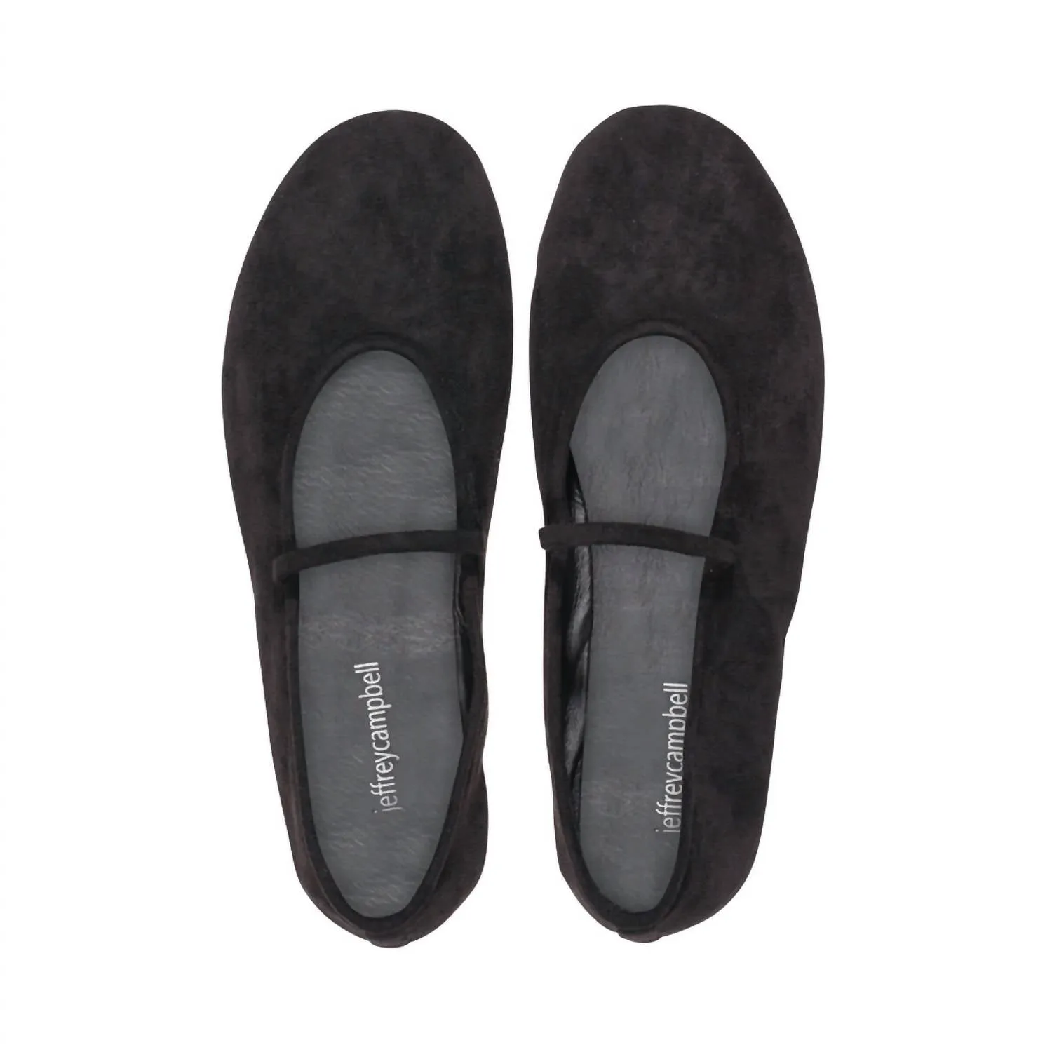 Women's Dancerina Ballet Flat In Black Suede