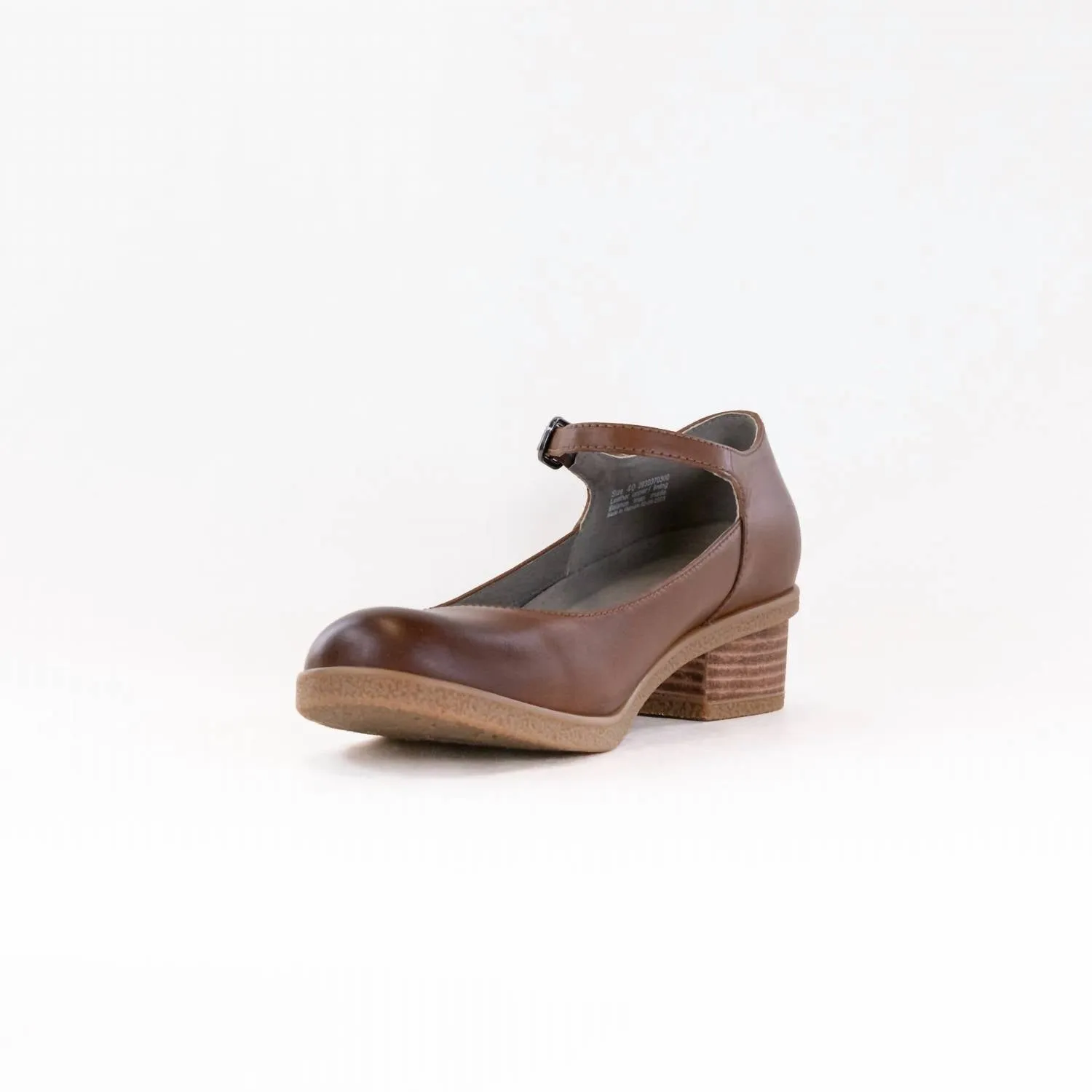 Women's Deena Mary Jane Shoes In Tan Waterproof Burnished