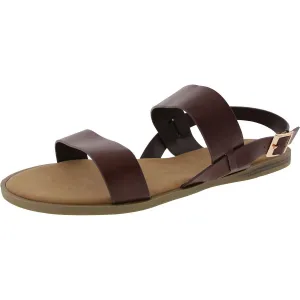 Womens Embellished Manmade Slingback Sandals