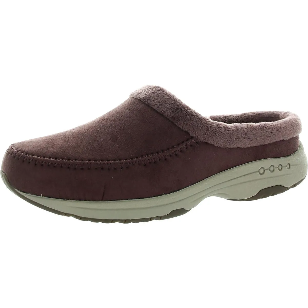 Womens Faux Fur Lined Man Made Mules
