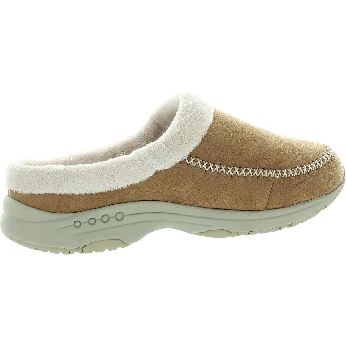 Womens Faux Fur Lined Man Made Mules