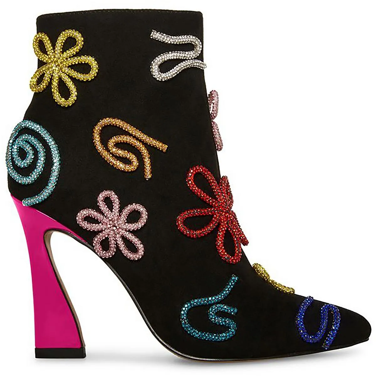 Womens Faux Leather Pumps Ankle Boots