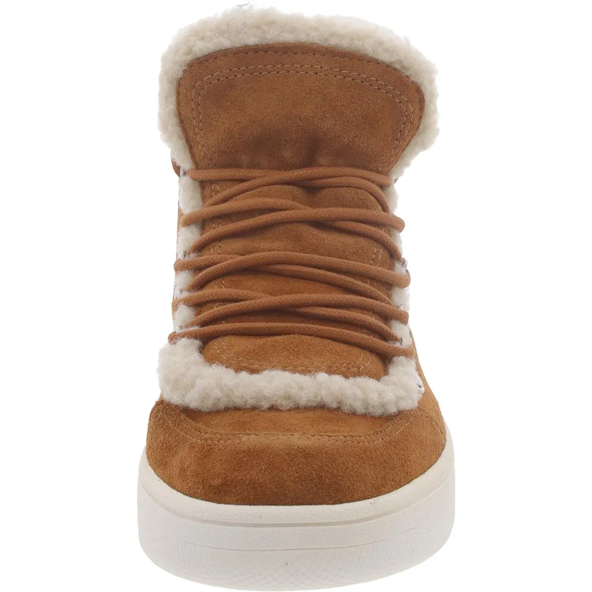 Womens Faux Suede Cold Weather Shearling Boots