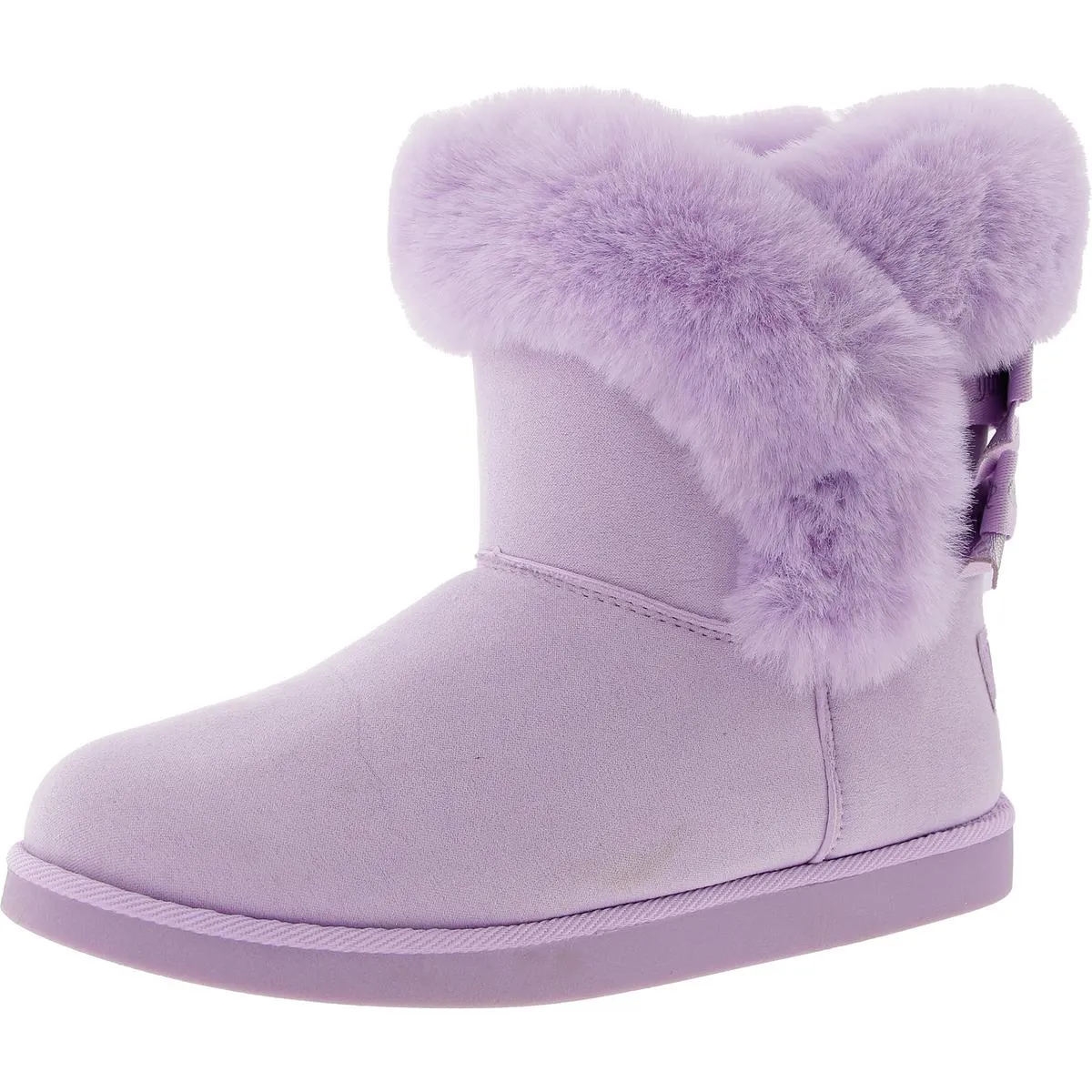 Womens Faux Suede Cozy Winter & Snow Boots