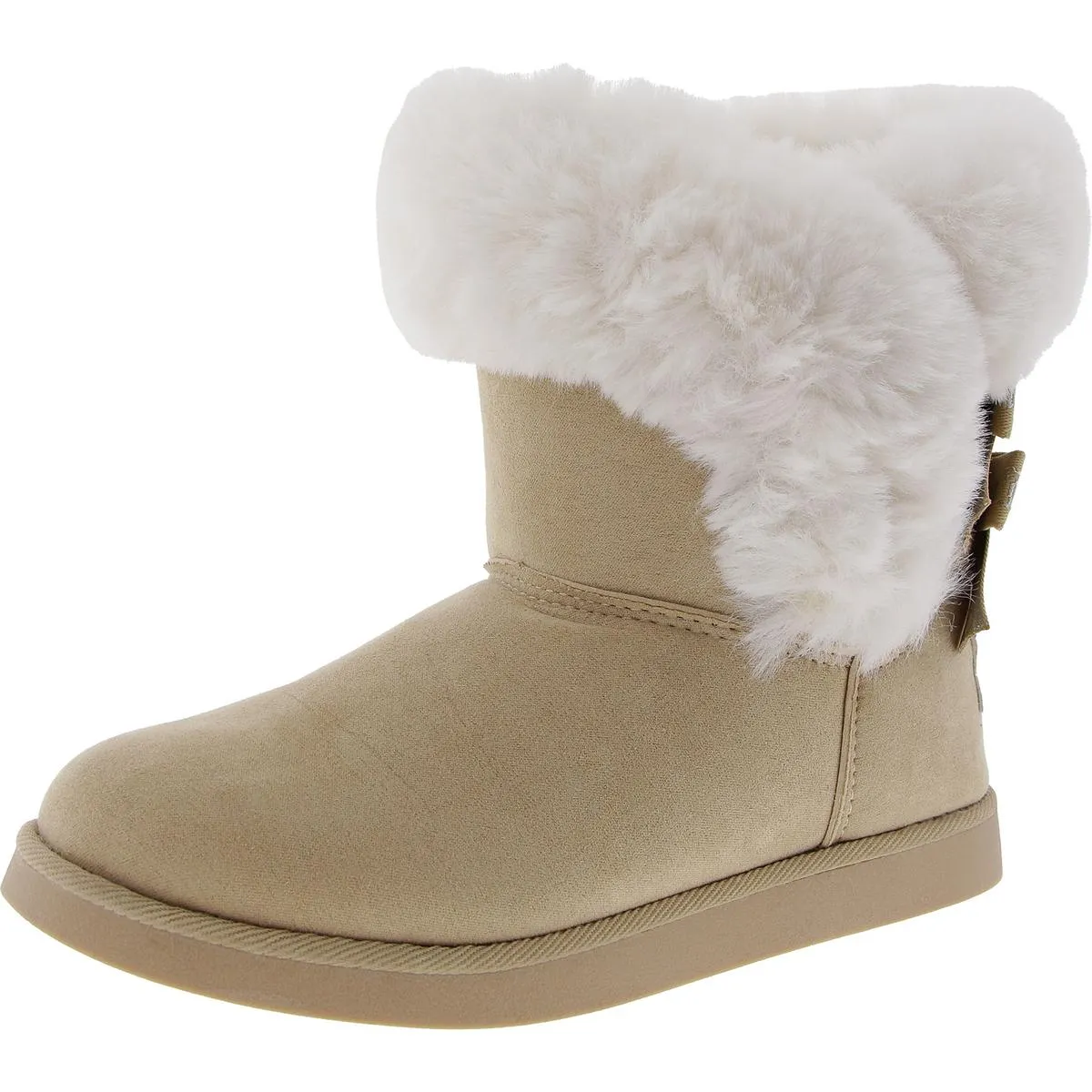 Womens Faux Suede Cozy Winter & Snow Boots