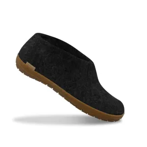 Women's Felt Shoe In Charcoal