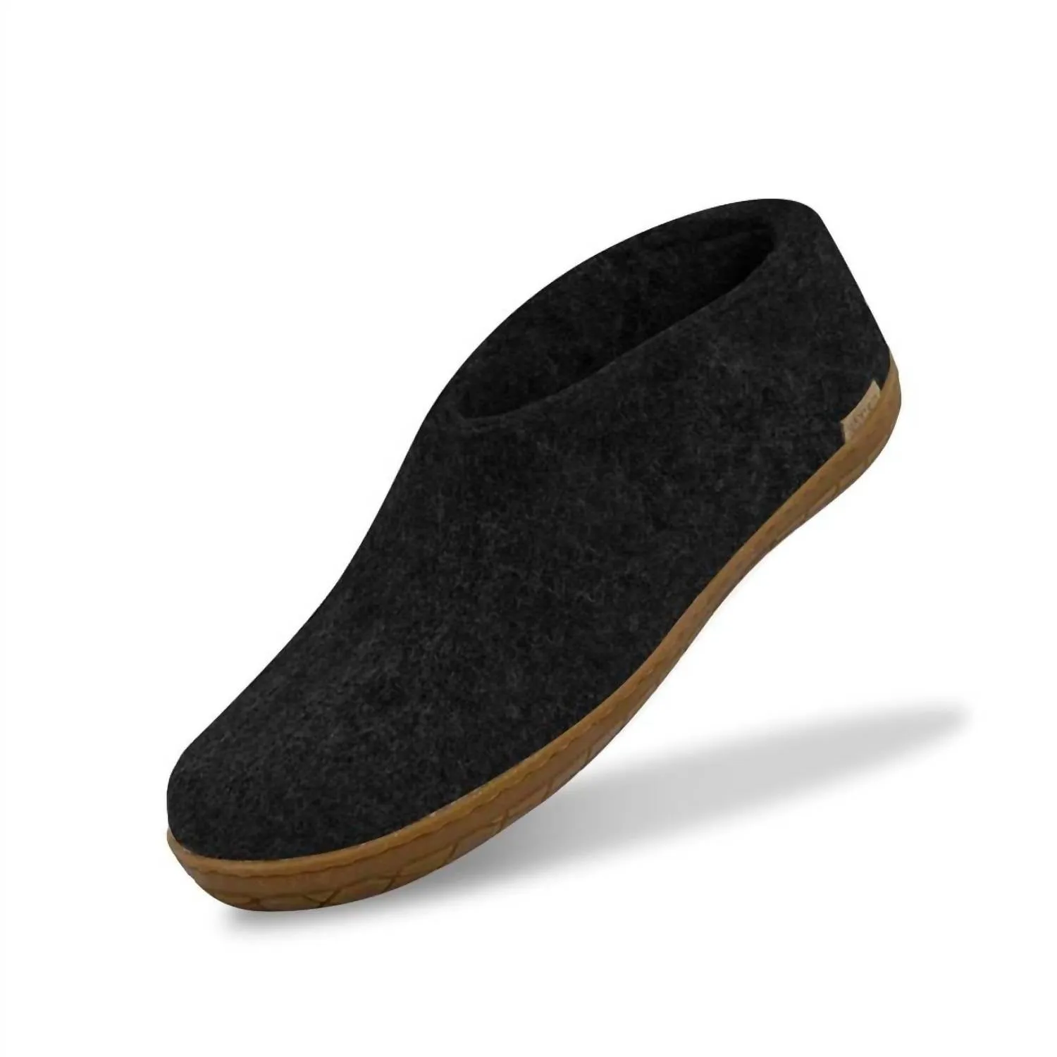 Women's Felt Shoe In Charcoal