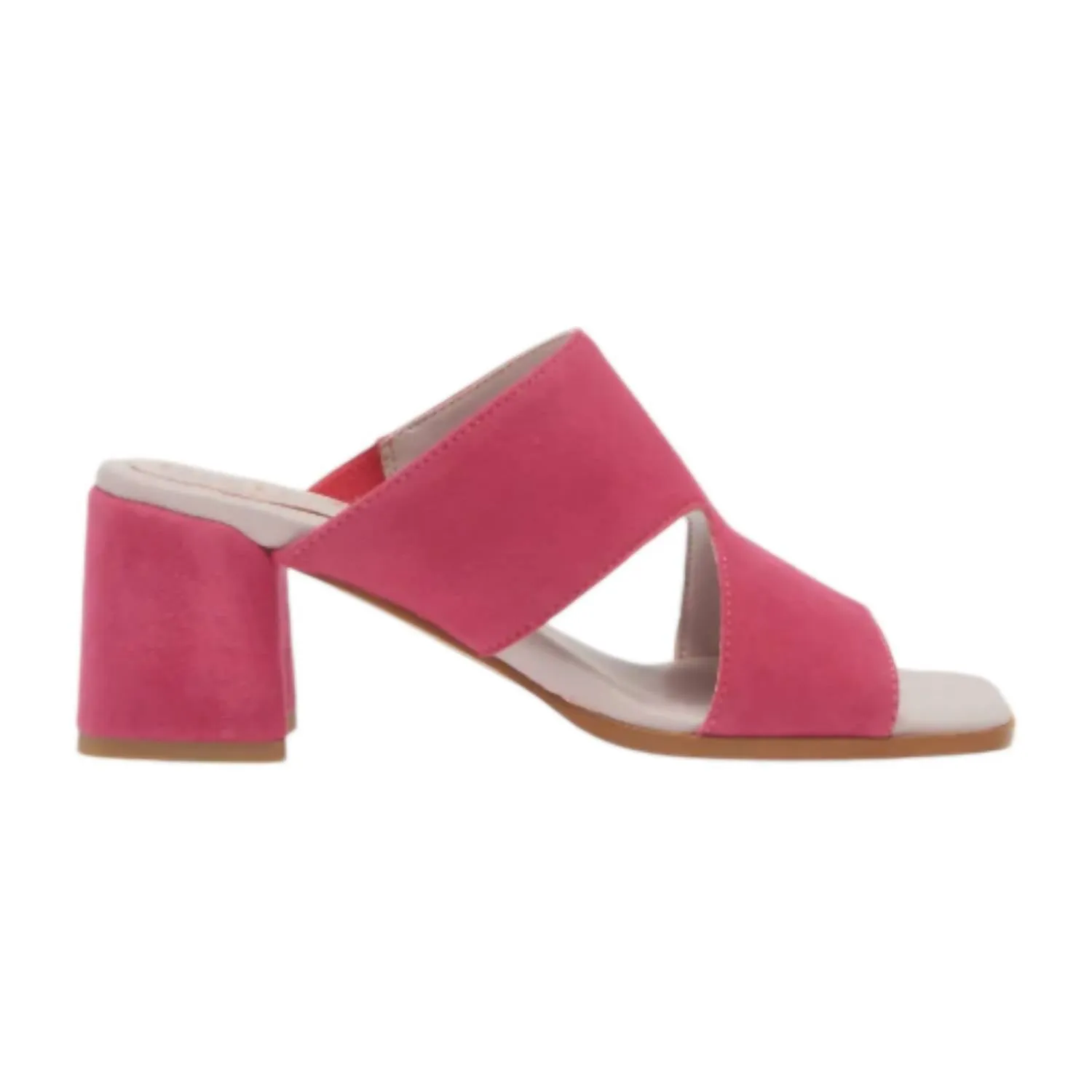 Women's Femie Slide Sandals - Medium/wide In Fuchsia