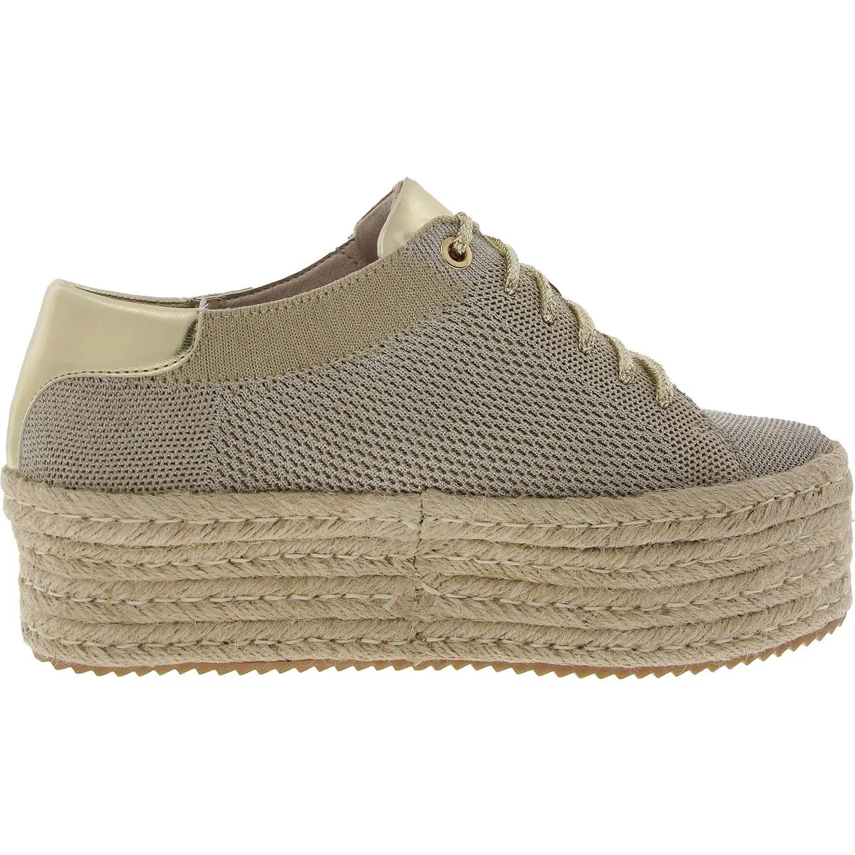 Womens Glitter Canvas Espadrilles
