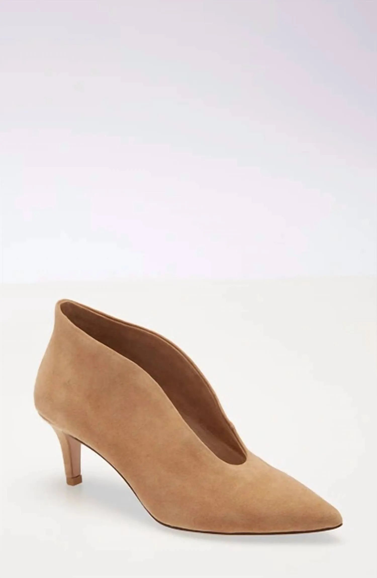 Women's Helena Suede Pump Heels In Latte Kid Suede