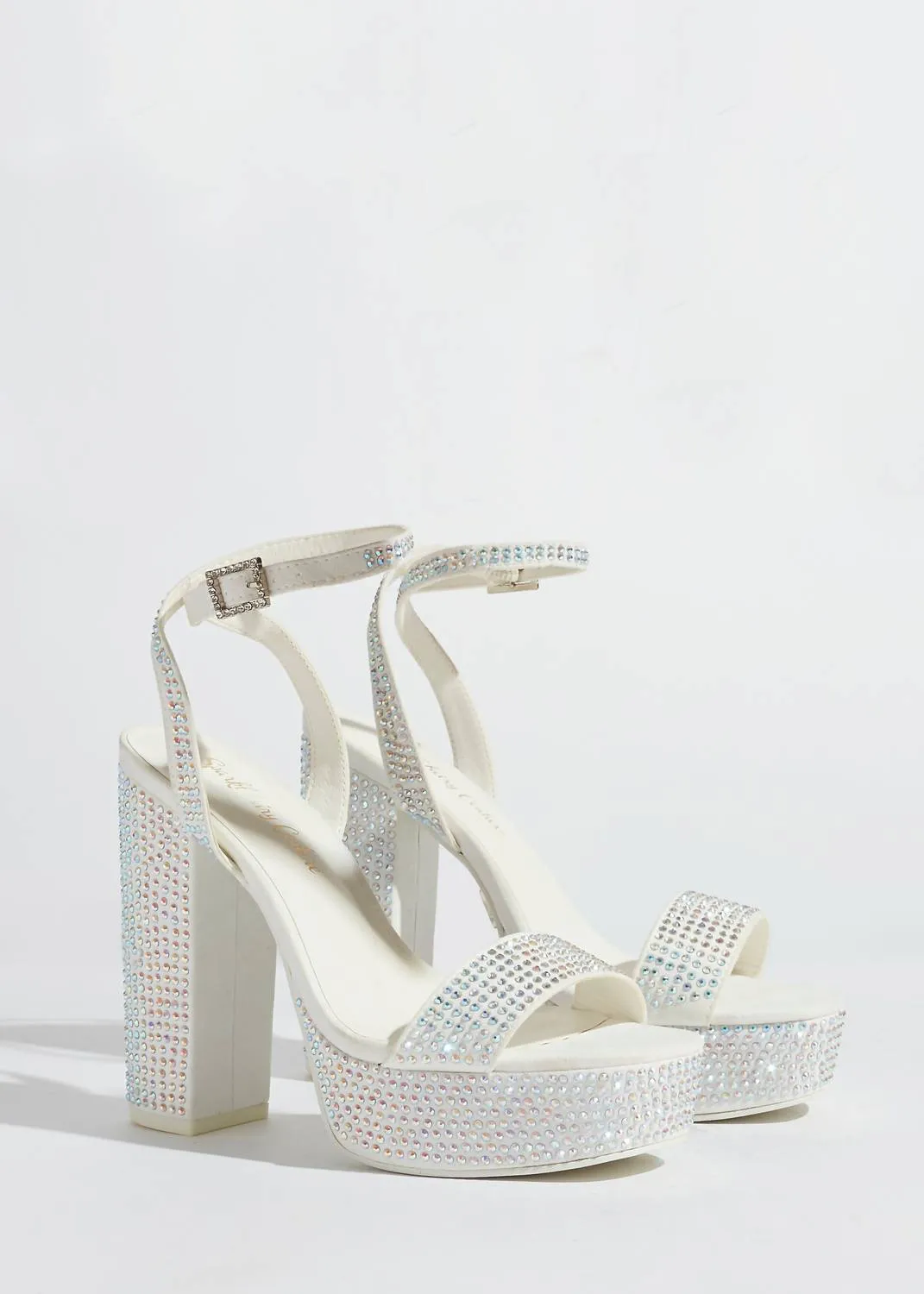 Women's Isabella Heeled Sandals In White