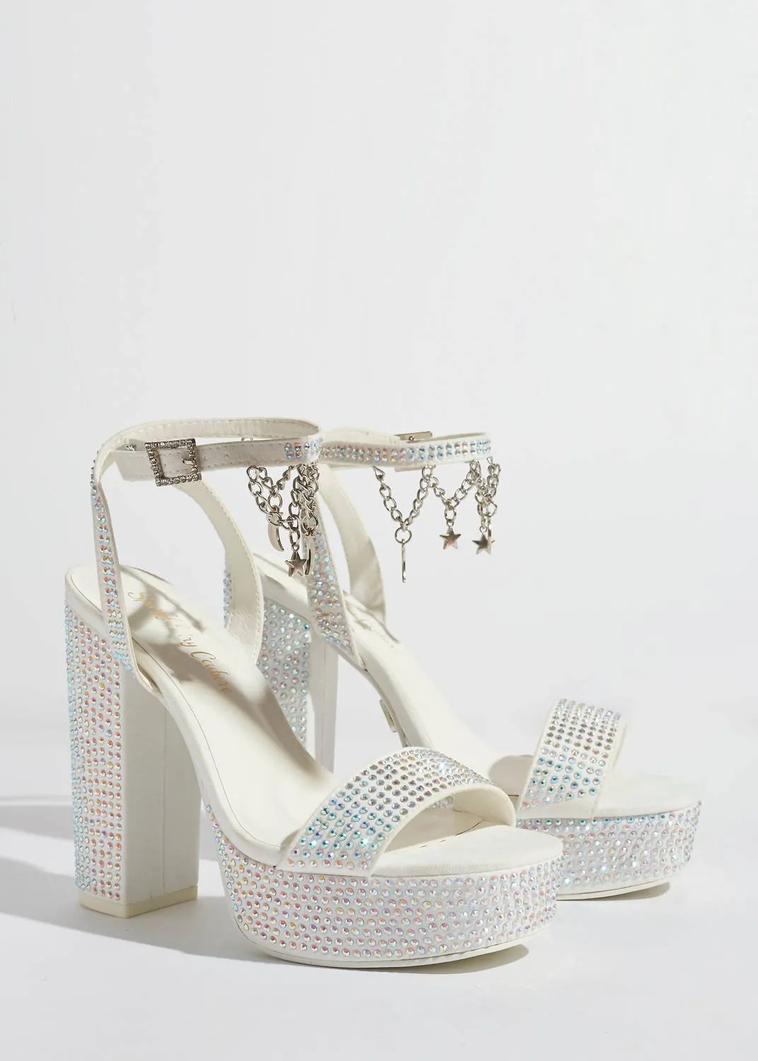 Women's Isabella Heeled Sandals In White