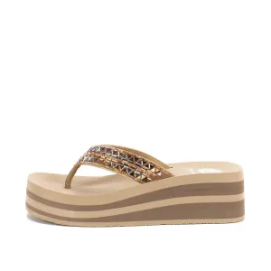 Women's Kaduna Platform Sandal In Taupe