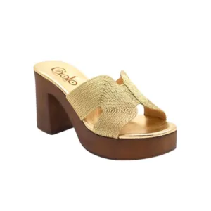 Women's Lucky Heel In Gold