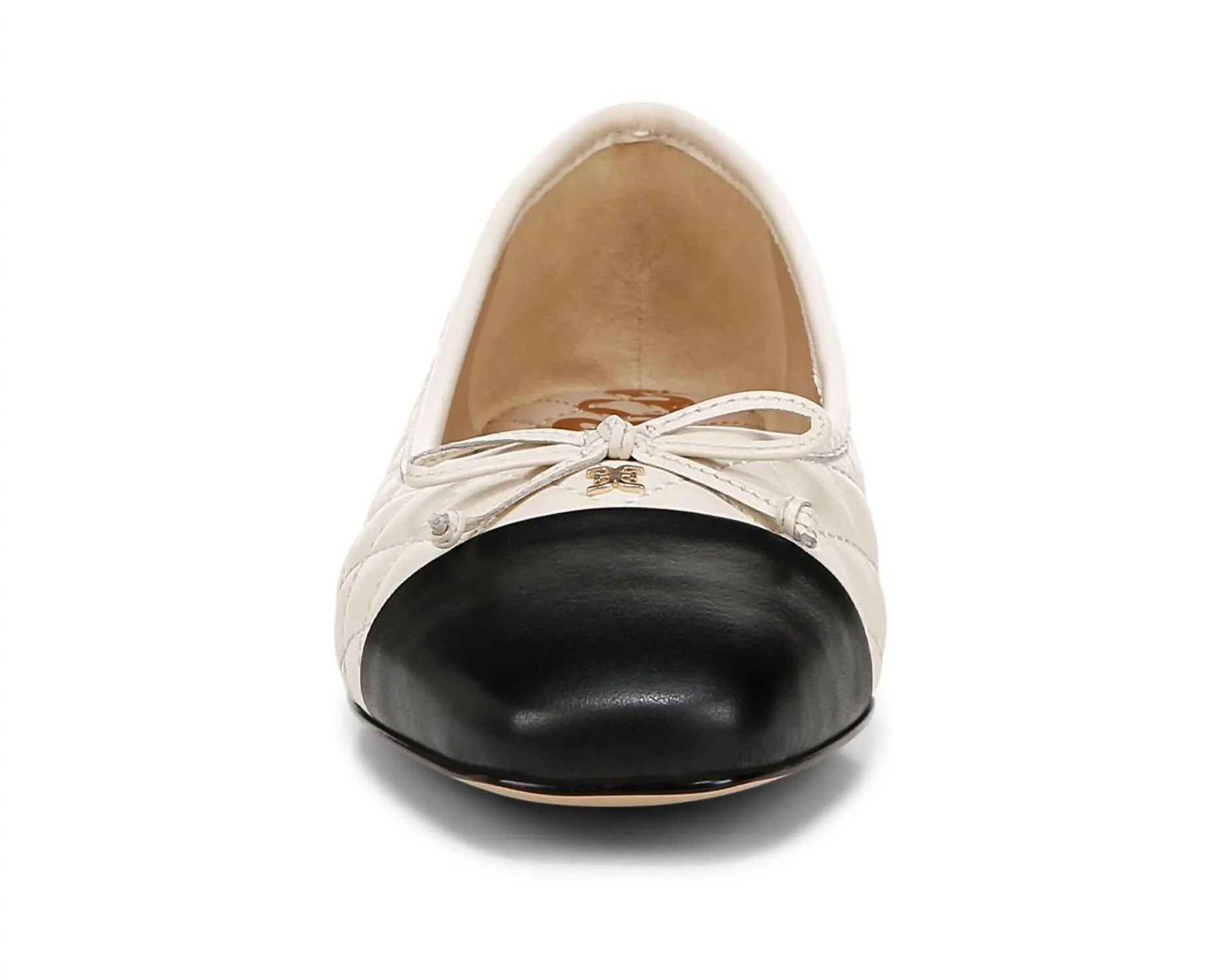 Women's Marilyn Ballet Flats Shoes In Black/cream