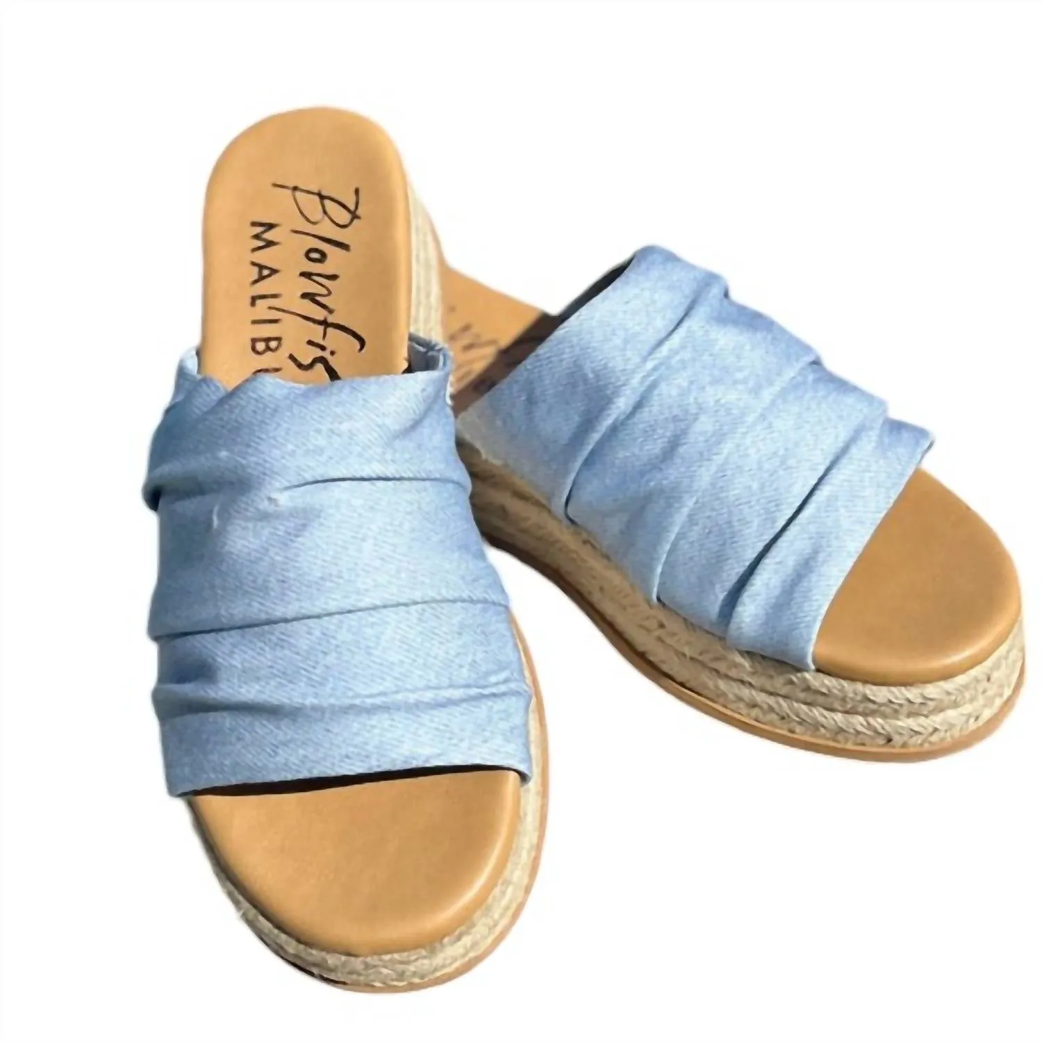 Women's Marshlo Rope Platform Sandals In Denim