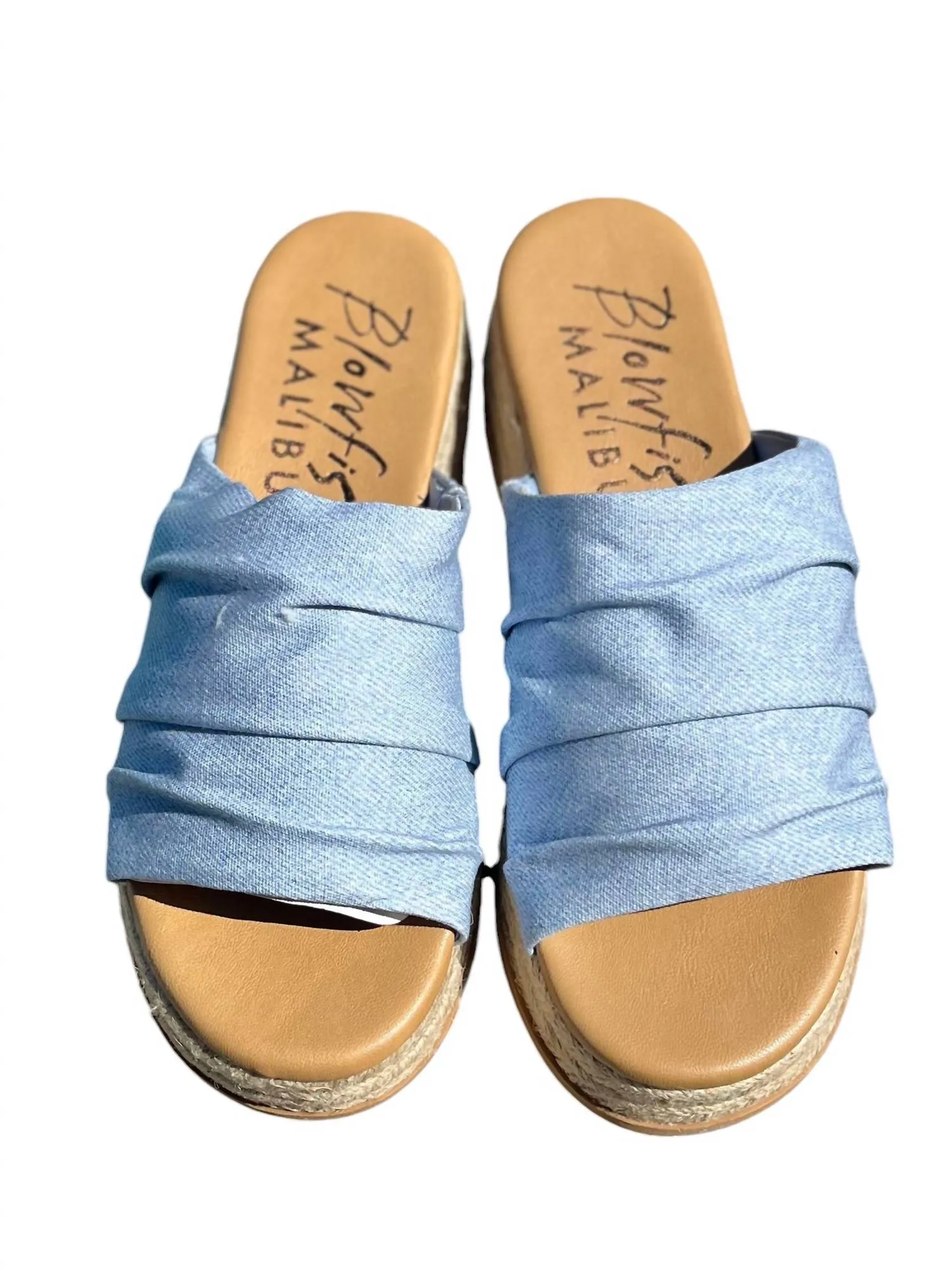 Women's Marshlo Rope Platform Sandals In Denim