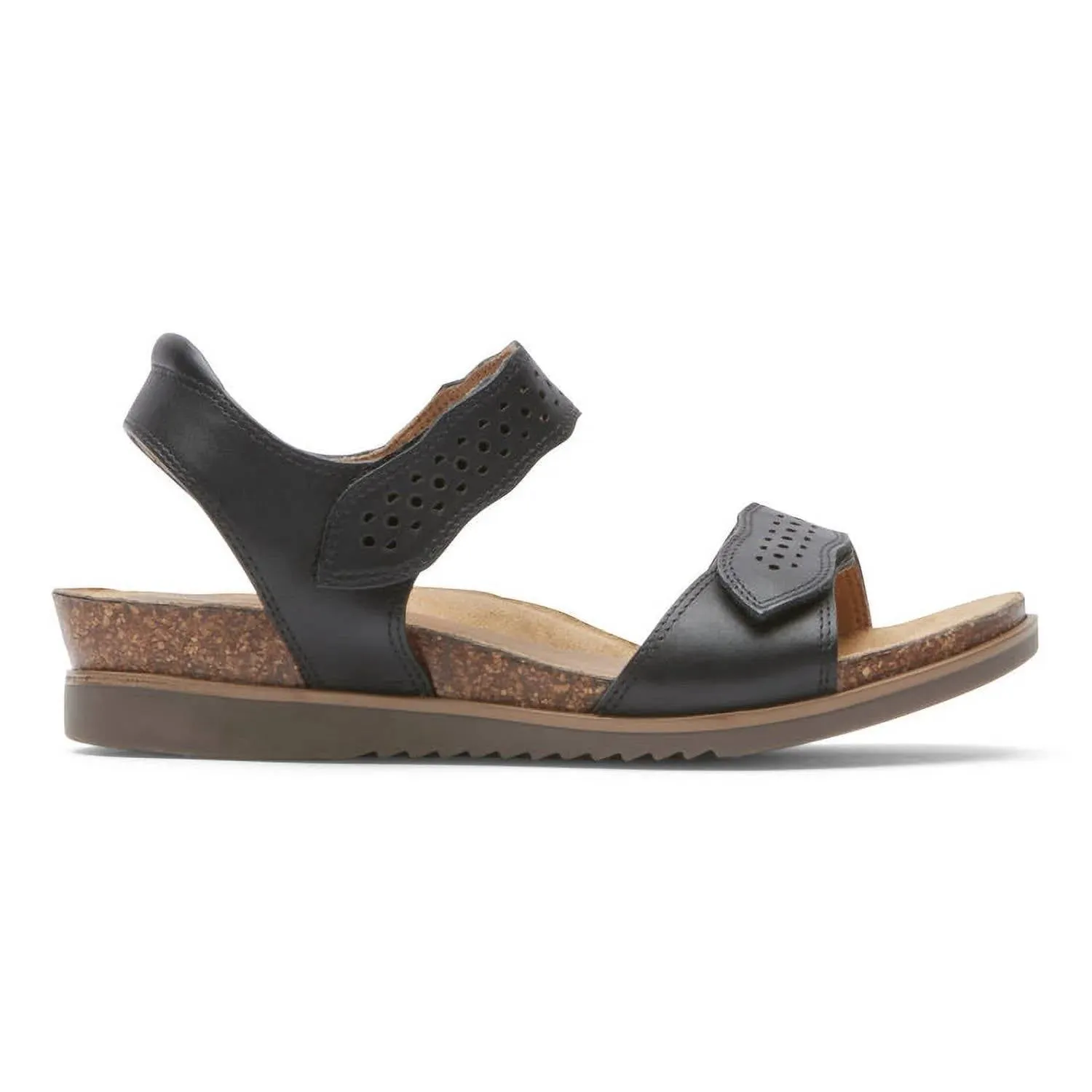 Women's May Wave Strap Sandal In Black