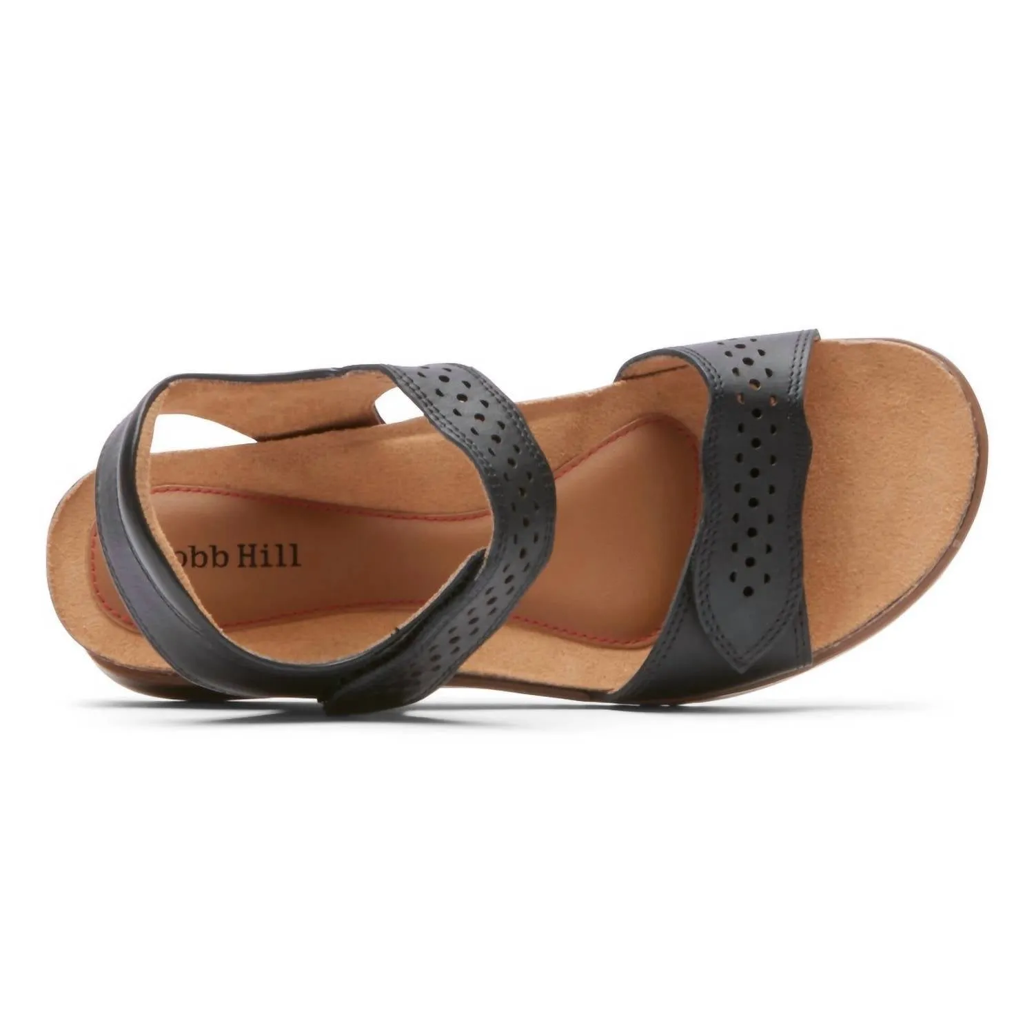 Women's May Wave Strap Sandal In Black