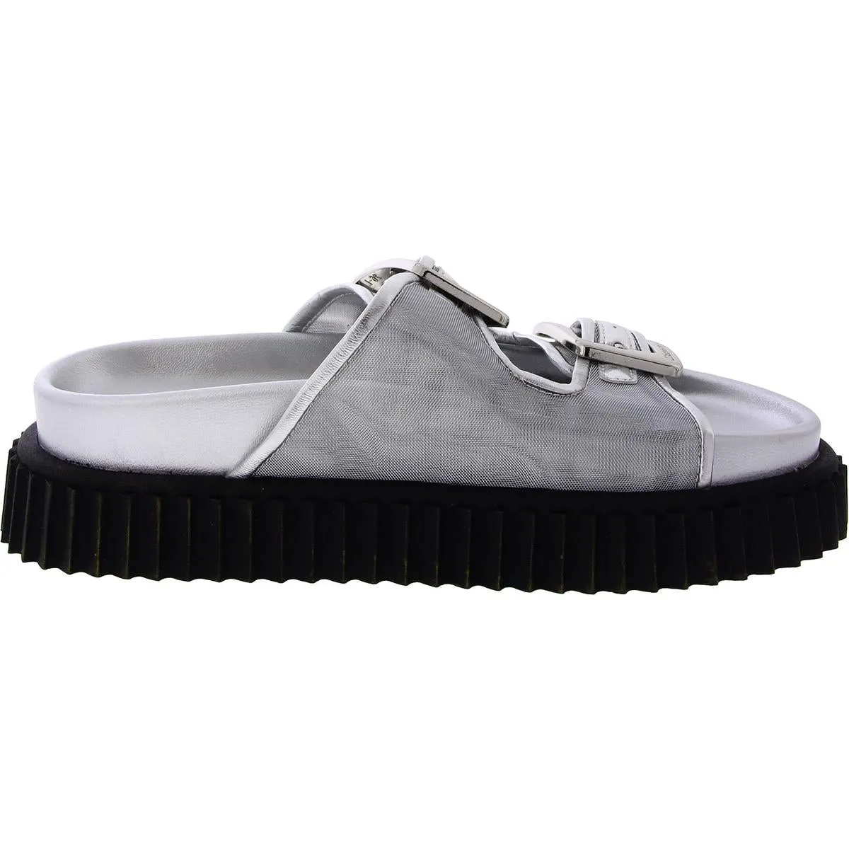 Womens Mesh Slip On Flatform Sandals