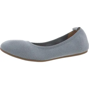 Womens Padded Insole Knit Ballet Flats