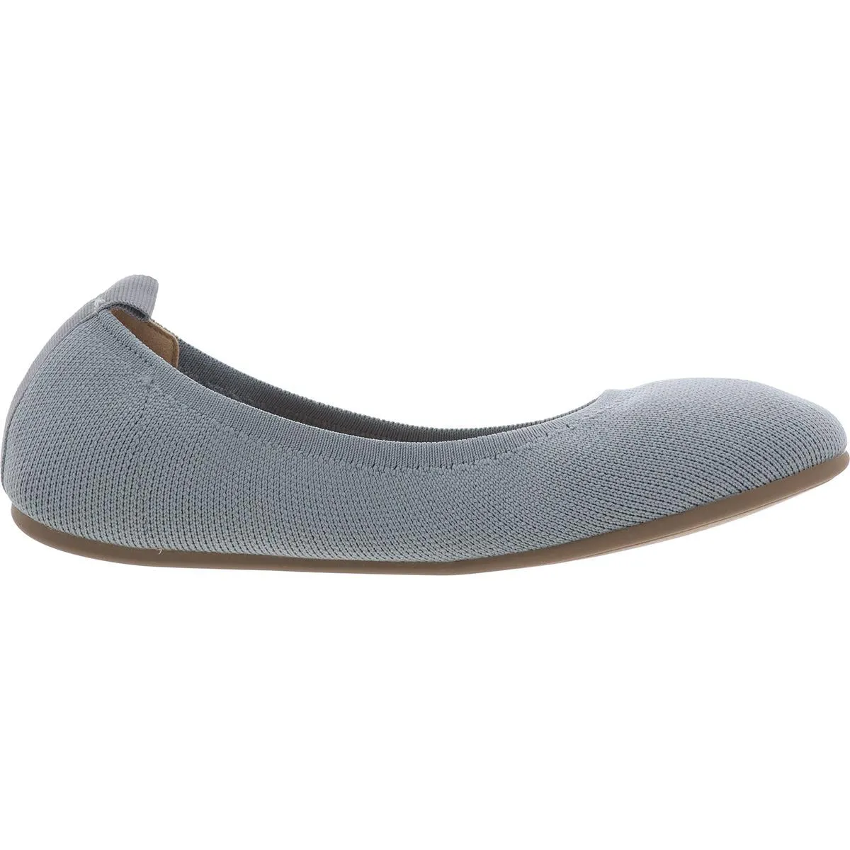 Womens Padded Insole Knit Ballet Flats