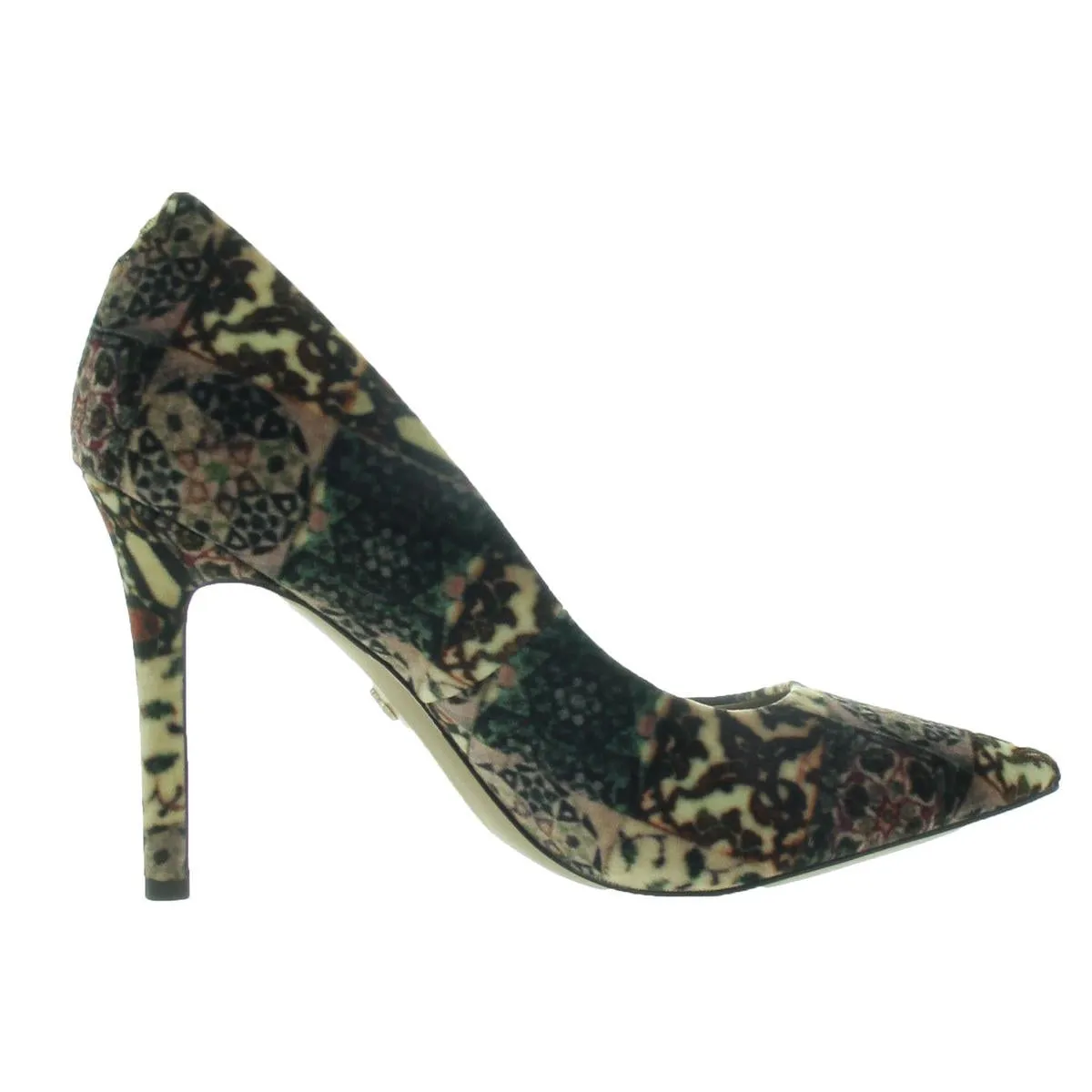 Womens Patent Slip On Evening Heels